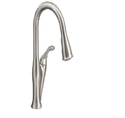 Moen 87211SRS Benton One Handle High Arc Pulldown Kitchen Faucet, Spot Resist Stainless