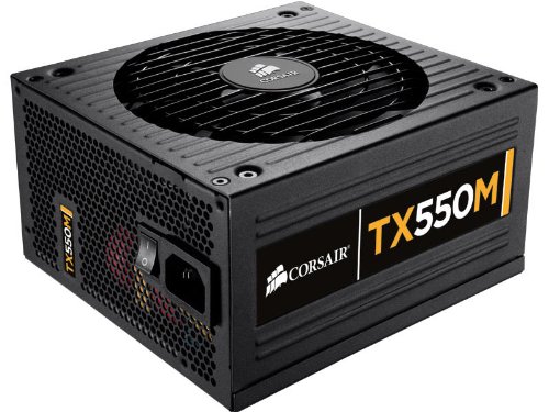 Corsair Enthusiast Series TX 550 Watt ATX/EPS Modular 80 PLUS Bronze (TX550M)