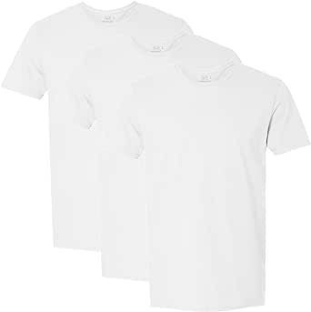 Fruit of the Loom Men's Cotton Crew-Neck Tagless Undershirts Tanks T-Shirts