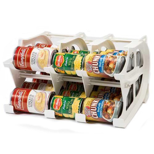FIFO Mini Can Tracker- Food Storage Canned Foods Organizer/Rotater/Dispenser: Kitchen, Cupboard, Cabinet, Pantry- Rotate Up To 30 Cans - Made in the USA