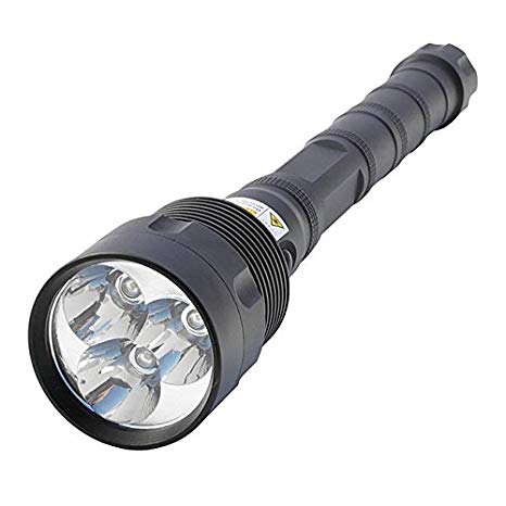 LEDwholesalers Powerful 9-Watt UV LED 380-385nm Ultra Violet Professional Flashlight, 7616UV385