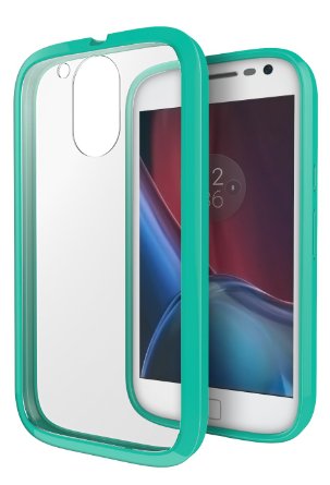 Moto G4 / G4 Plus Case, Cimo [Hybrid] Premium Clear Back Panel   TPU Bumper Case for Motorola Moto G 4th Generation / Moto G Plus (2016) - Blue