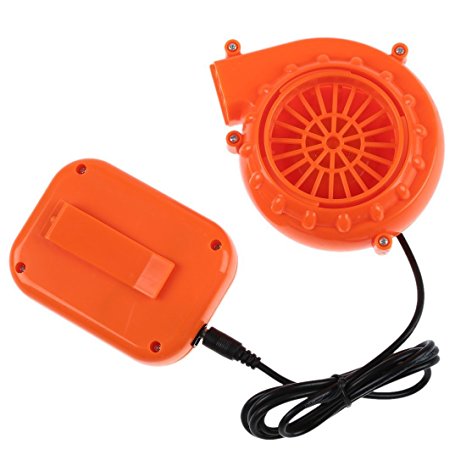 Mini Fan - TOOGOO(R) Mini Fan Blower for Mascot Head Inflatable Costume 6V Powered 4xAA Dry Battery Orange