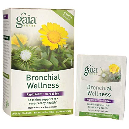 Gaia Herbs, Tea Bronchial Wellness, 16 Count