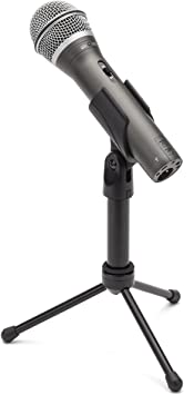 Samson Q2U - USB/XLR Dynamic Microphone for Home, Studio, Mobile & Stage Recording - Black