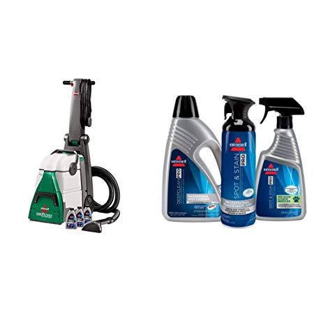 Bissell Big Green Professional Carpet Cleaner Machine, 86T3 &  Professional Formula Kit for Full Size Machine Cleaning, 5317