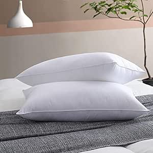 Microfiber Soft White Pillows | Pillows for Sleeping White - Set of 2 (Size - 16x24 Inches Or 40x60 cm) White, Pack of 2