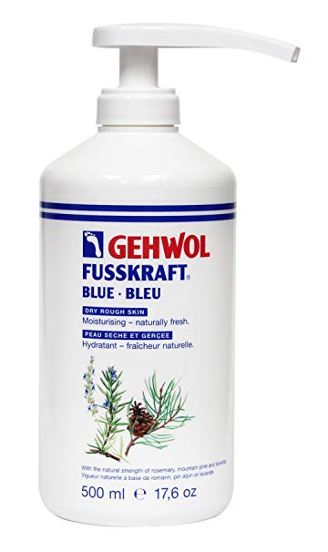 Gehwol Fusskraft Blue Foot Cream 500ml Dispenser - Moisturing with Natural Ingredients