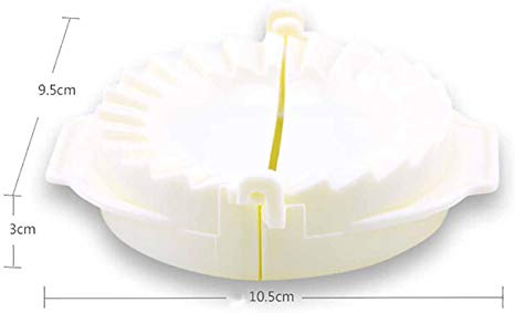 White Plastic Dough Press, 6 Inch