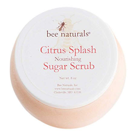 BEST Citrus Splash Sugar Scrub - Ultra-rich Anti-Aging Vitamins Enriched - All Natural Exfoliator for Body, Face and Hands - Rejuvenates and Improves Complexion - Softens and Cleans Skin