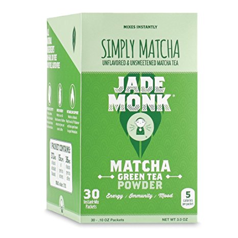 Matcha Green Tea Powder - Enjoy Anytime, Anywhere - All Natural, Mixes Instantly - On The Go Superfood - Simply Matcha, 30 Servings (Simply Matcha, 30 Pack)