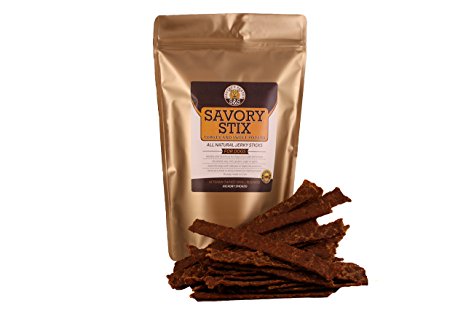 All Natural Jerky Dog Treats Made of Turkey and Sweet Potato With No Grain, Additives or Fillers Provides Protein, Promotes Healthy Digestive System and Immune System Made In USA 10 OZ