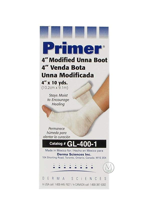 Primer 4" Modified Unna Boot (GL-400-1) (Case of 12)