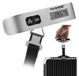 Nuvita Digital Luggage Scale with LCD display ZeroTare Functions and Overload Indicator - Accurately Measure Up to 110 lbs Anywhere