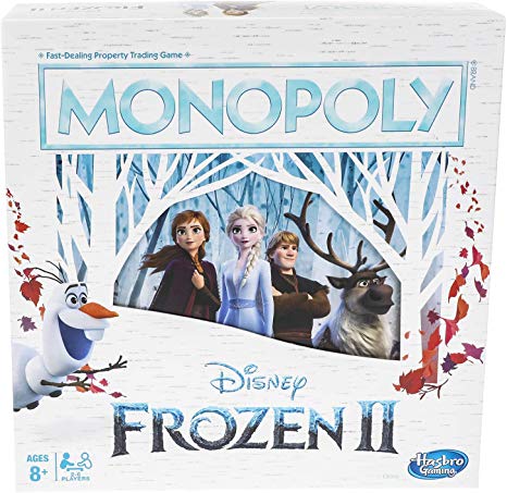 Monopoly Game: Disney Frozen 2 Edition Board Game for Ages 8 & Up