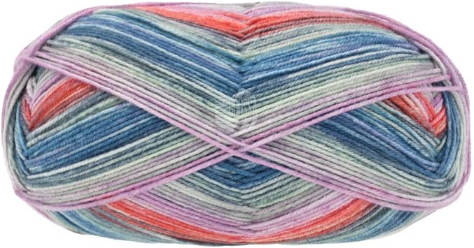 Lana Grossa Meilenweit 100 Extrafine Cosima Yarn, 3489 Multi