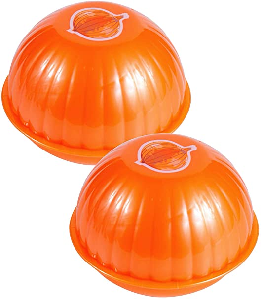 Jacent Plastic Onion Storage Keeper Pod, 2-Packs