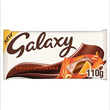Galaxy Smooth Orange Chocolate Bar, 110 g