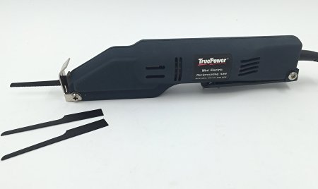 TruePower Electric Body Saw / Mini Reciprocating Saw w/ 3 Replacement Blades