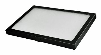 SE JT928 Glass Top Display Box with Metal Clips, 12" x 8.25" x 0.75"