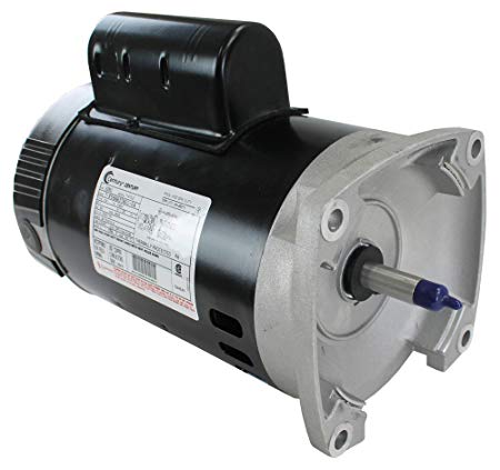 A.O. Smith B2853 1 HP, 3450 RPM, 1 Speed, 230/115 Volts, 6.6/13.2 Amps, 1.25 Service Factor, 56Y Frame, PSC, ODP Enclosure, Square Flange Pool Motor