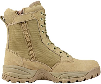 Maelstrom Men's TAC FORCE 8 Inch Military Tactical Work Boot with Zipper