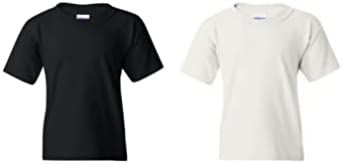 Gildan Youth Ultra Cotton T-Shirt, Style G2000B, 2-Pack