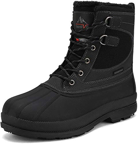 NORTIV 8 Men's Waterproof Winter Snow Boots