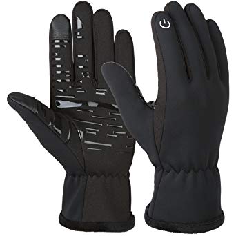 VBG VBIGER Winter Gloves Touch Screen Driving Gloves Anti-slip Cycling Gloves Warm Fleece Gloves for Men Women