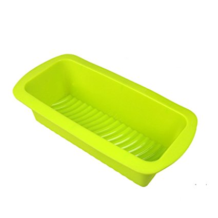 Daixers Silicone Bread/Loaf Pan Mold - Non Stick & Non Skid (Green)