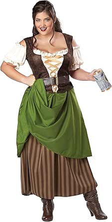 Plus Size Tavern Maiden Costume