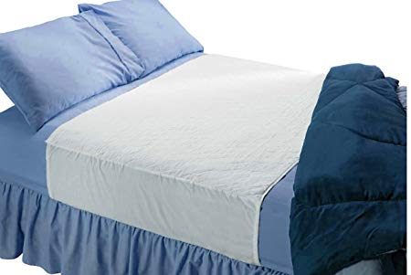 Soft Large Absorbent Waterproof Bed Pad with Tuckable sides (36 x 60 in.) - Washable 300x for XL Tuck in Underpad Incontinence Protection for Adult, Child, or Pet