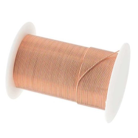 Tarnish Resistant Copper Wire 22 Gauge 20 Yard (18.2m) Copper Color 42687