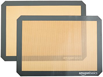 AmazonBasics Silicone Baking Mat, 4-Pack