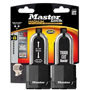 Master Lock Co.   M515XTLJHC Magnum 2 Pack 2" Covered Padlock