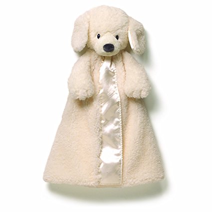 Gund Baby Fluffey Huggybuddy Blanket, Cream (Discontinued by Manufacturer)