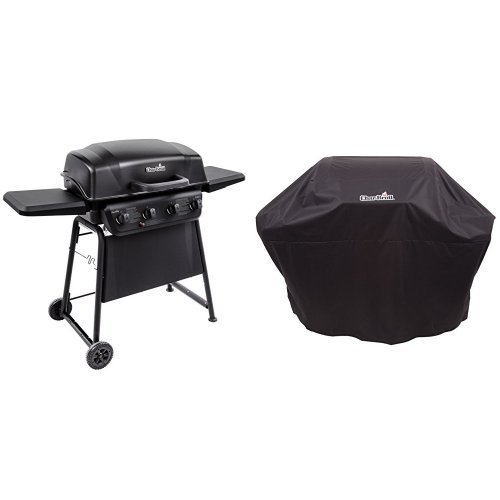 Char-Broil Classic 405 4-Burner Gas Grill with Char-Broil 3-4 Burner All-Season Cover