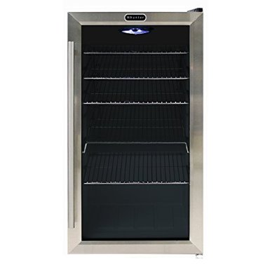 Whynter BR-130SB Beverage Refrigerator with Internal Fan Stainless Steel