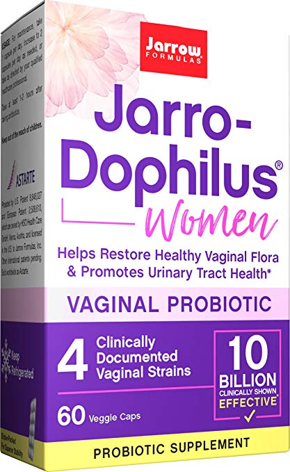 Jarrow Formulas Jarro-Dophilus Probiotics for Women 10 Billion 60 Capsules