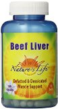 Natures Life Beef Liver Defatted and Dessicated   1500 Mg 100 Capsules