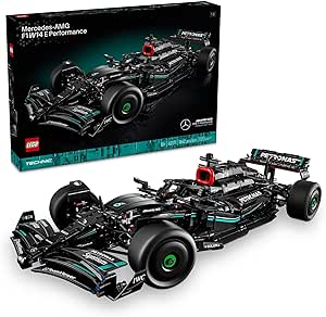 LEGO Technic Mercedes-AMG F1 W14 E Performance Race Car Building Set for Adults, Model Car Gift for Father's Day, Authentically Detailed Build and Display Model for Home or Office Décor, 42171