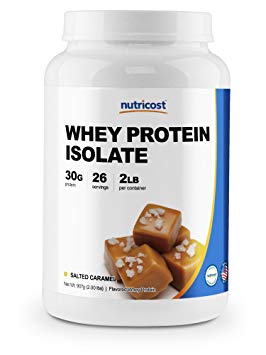 Nutricost Whey Protein Isolate (Salted Caramel) 2LBS