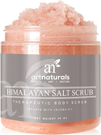 Art Naturals® Himalayan Salt Body Scrub 20oz – Deep Cleansing Exfoliator | With Shea Butter, Dead Sea Salt, Vitamin C & Essential Oils – Moisturizes, Nourishes Soothes & Promotes Glowing, Radiant Skin