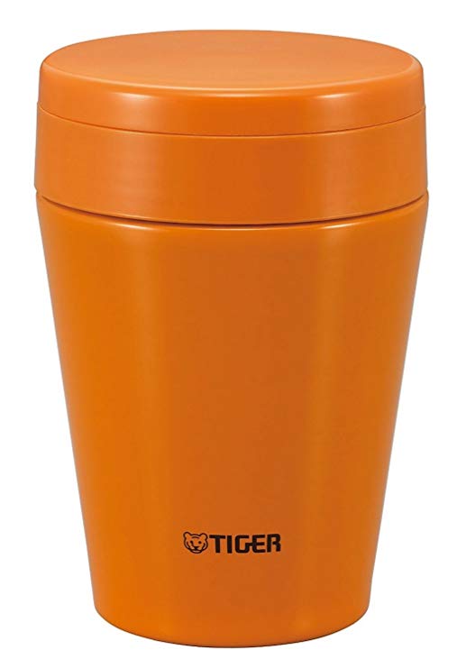 Tiger MCC-C038-DC Stainless Steel Vacuum Insulated Soup Cup, 12-Ounce, Carrot Orange