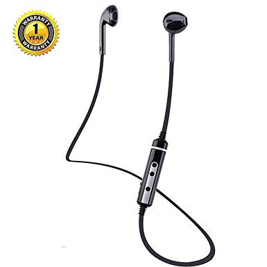E-Zigo X7 Wireless Bluetooth Headphones In-Ear HD Stereo Earphones Built-in Mic Earbuds Sports Headsets