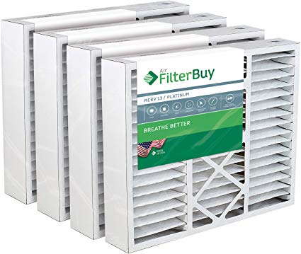 FilterBuy 16x26x5 Electro-Air Replacement AC Furnace Air Filters - AFB Platinum MERV 13 - Pack of 4 Filters. Designed to replace F825-0548.