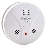Mudder Carbon Monoxide and Smoke Alarm Detector Sensor - Home Security Systems - Fire Tester Alert Warning