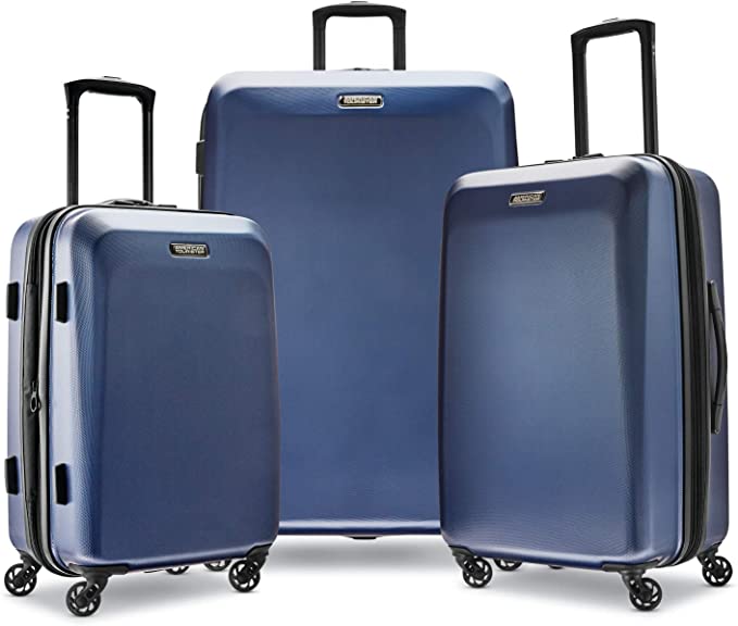 American Tourister Unisex-Adult Moonlight Hardside Expandable Luggage with Spinner Wheels