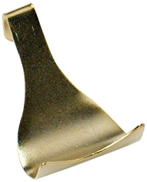 Bulk Hardware BH00086 EB Brass Plated Picture Rail Moulding Hook - Pack of 20