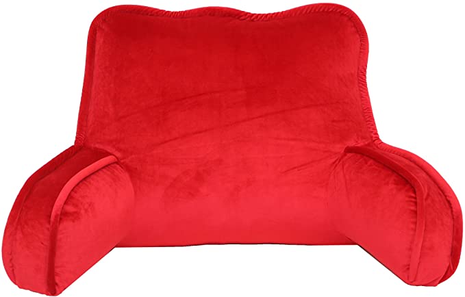 Brentwood Originals 2136 Plush Bed Rest, Chili Red